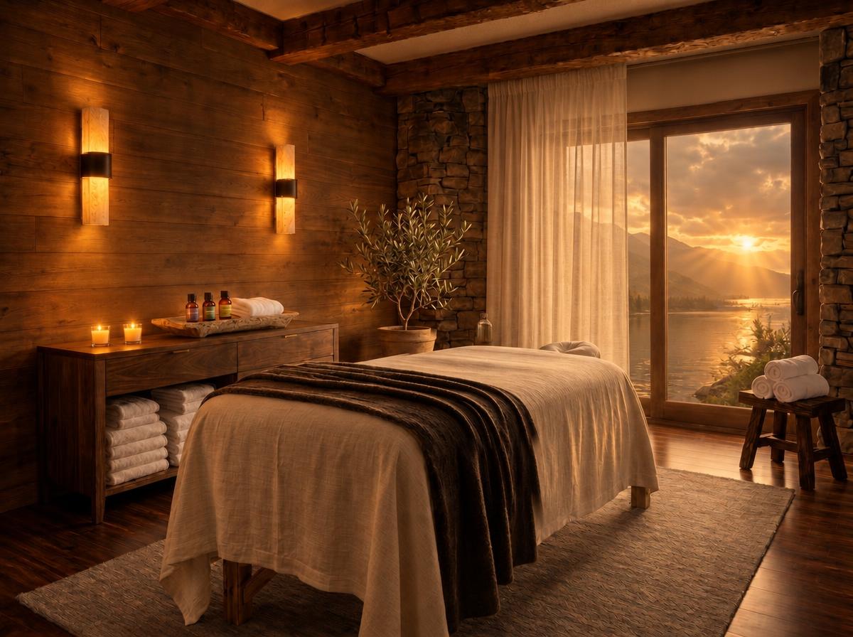 Massage room at Stone Creek